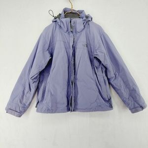 The North Face HyVent Light Purple Hooded Snow Ski Jacket  Z59